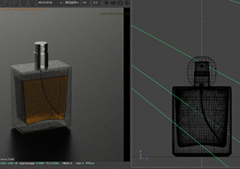 perfume bottle drawing