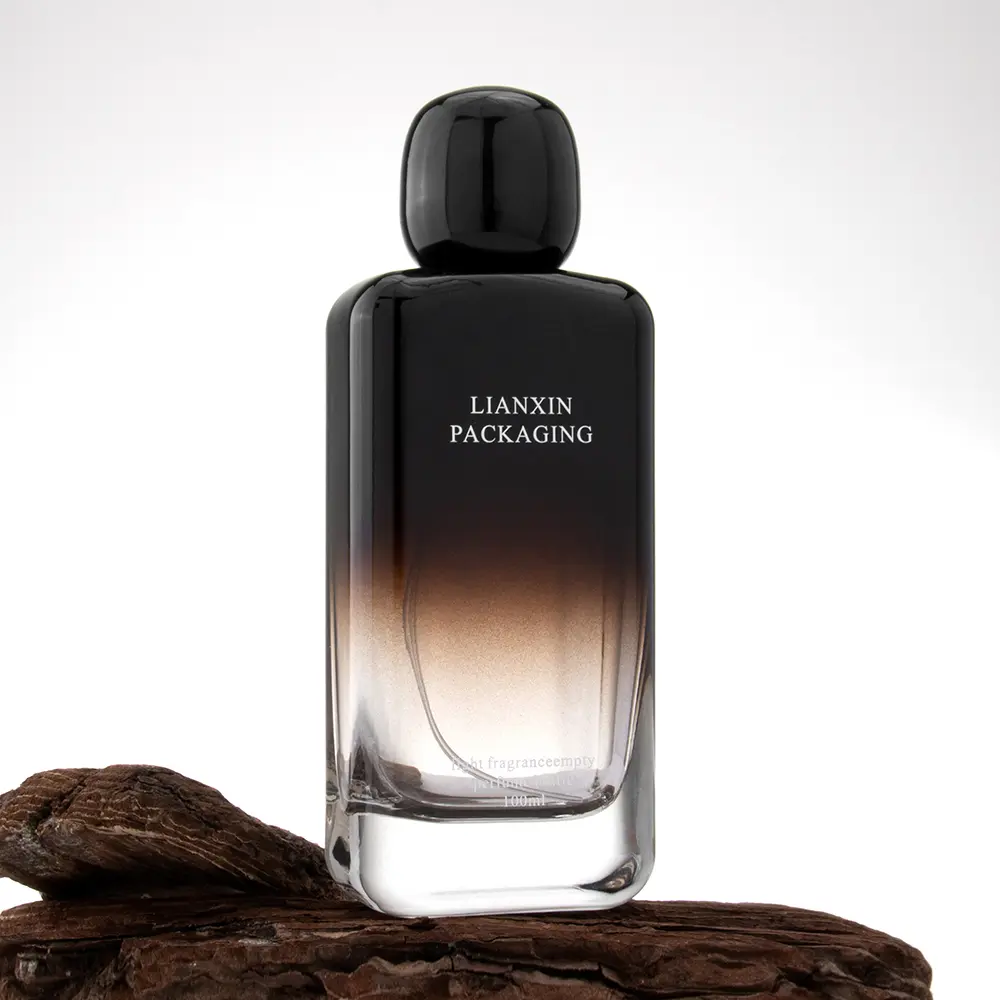 black perfume bottle