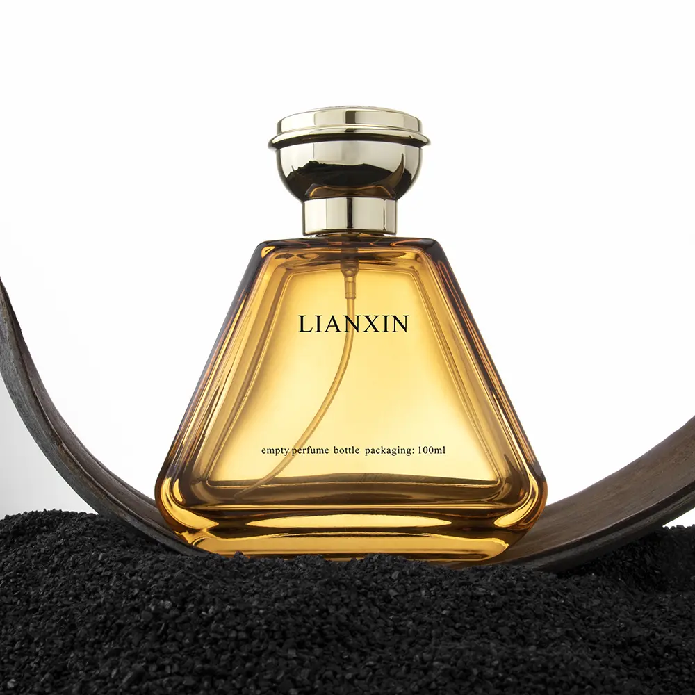 triangle perfume bottle