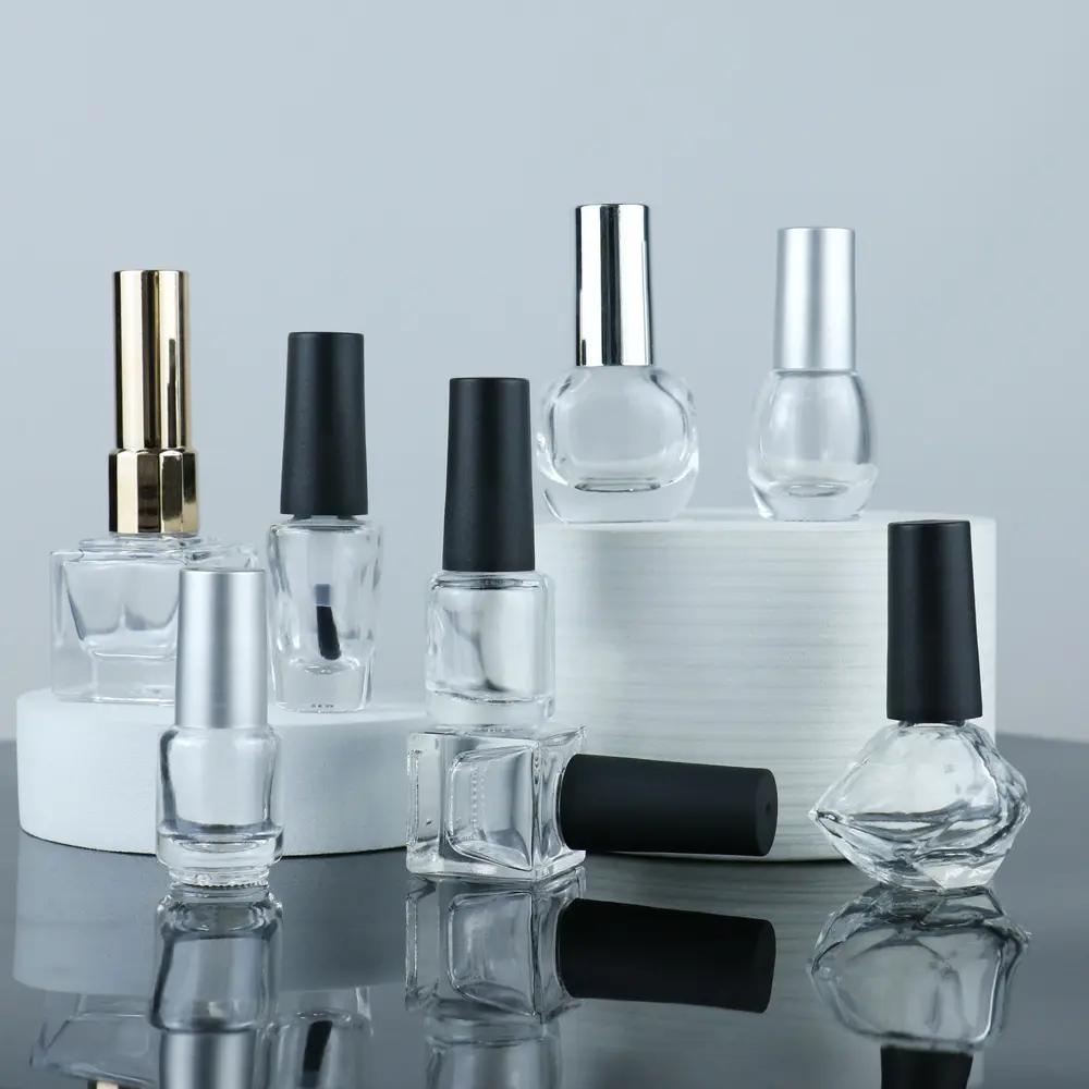 Wholesale Mini Clear Nail Polish Bottle
