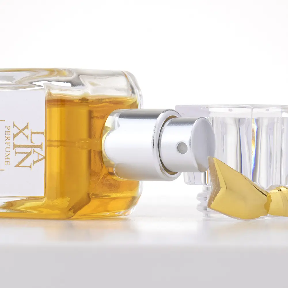 Elegant Unique Square Perfume Bottle