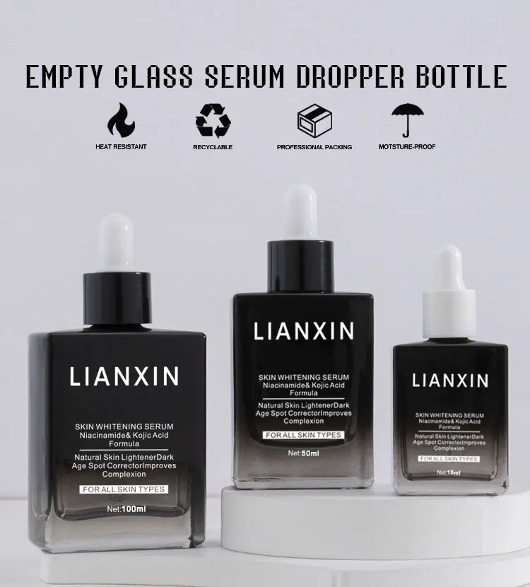 Square Serum Bottle Details