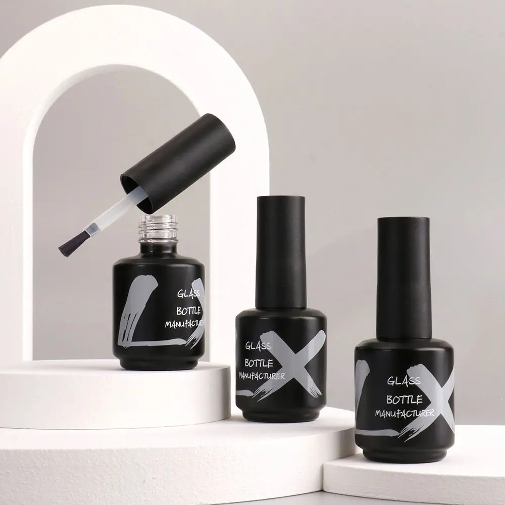 Gel Nail Polish Black Bottle