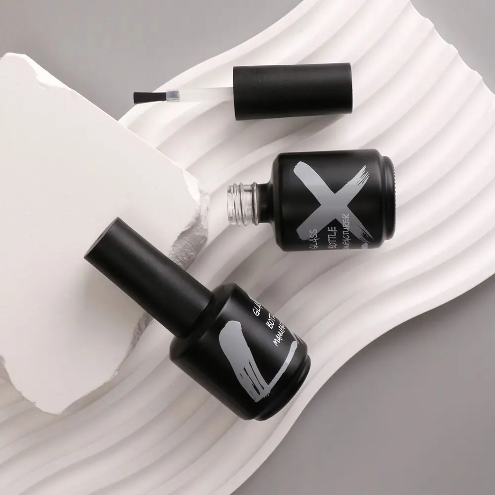 Gel Nail Polish Black Bottle