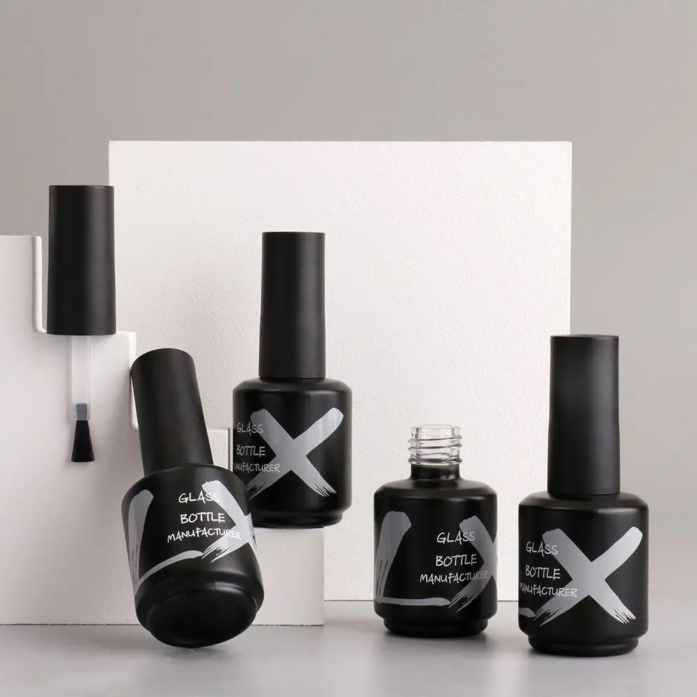 Gel Nail Polish Black Bottle