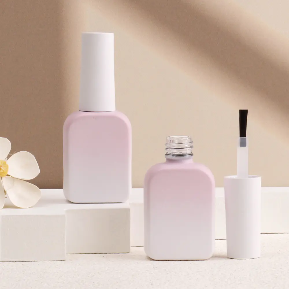 12ml Square Empty Nail Varnish Bottle
