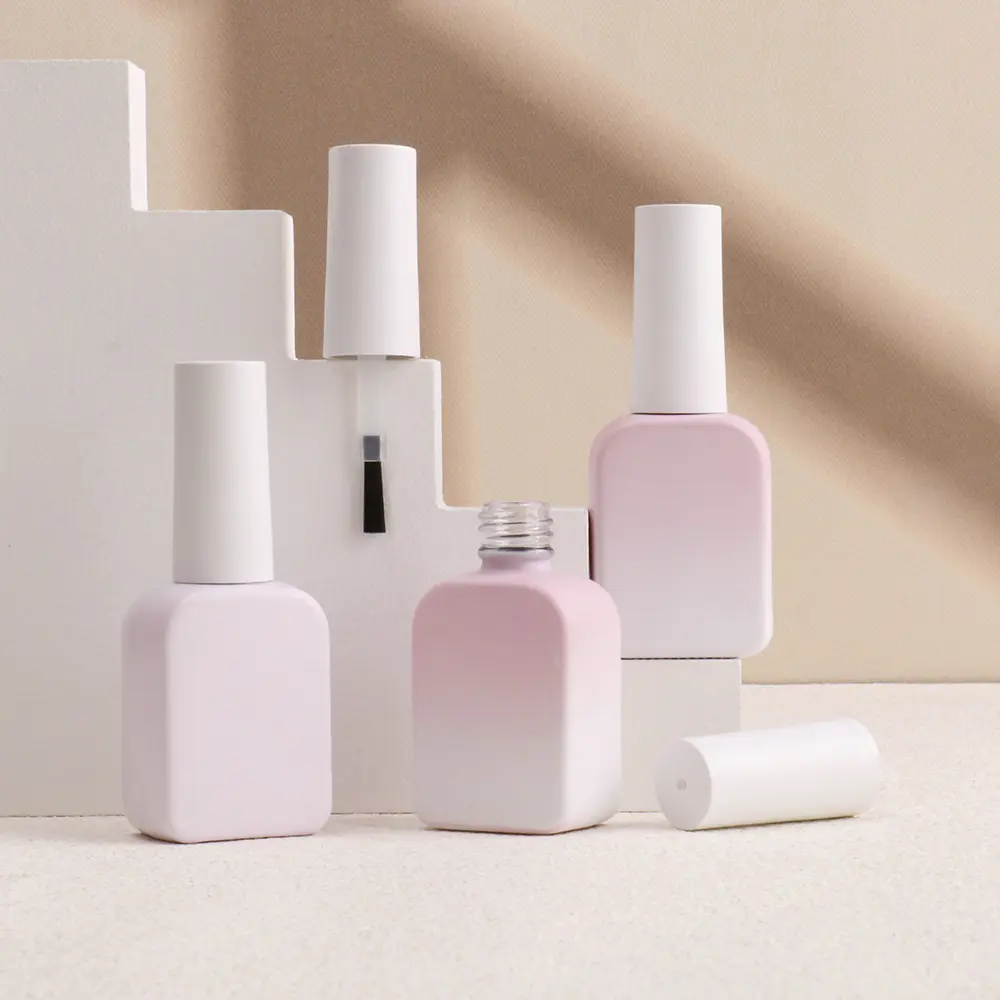 12ml Square Empty Nail Varnish Bottle