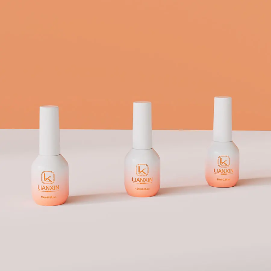 15ml Pink Nail Polish Bottle