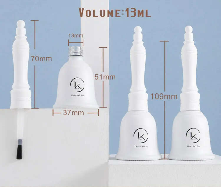 Gel Polish White Bottle