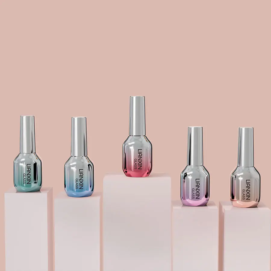15ml Pink Nail Polish Bottle