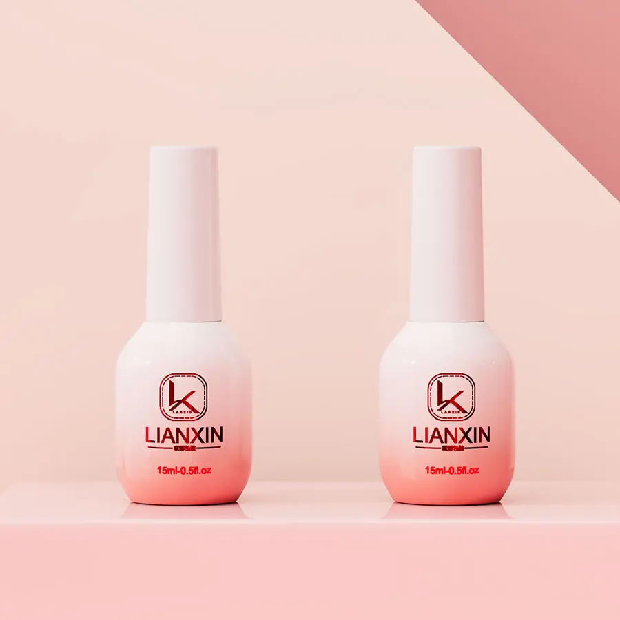 15ml Pink Nail Polish Bottle