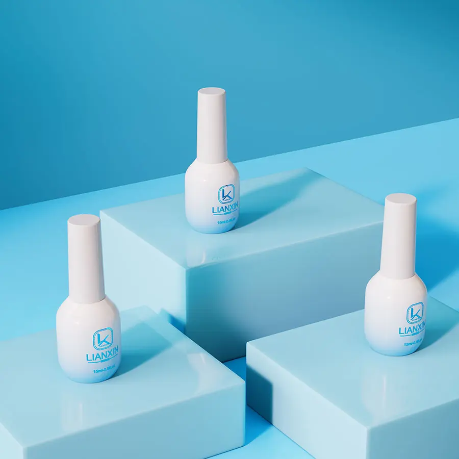 15ml Pink Nail Polish Bottle