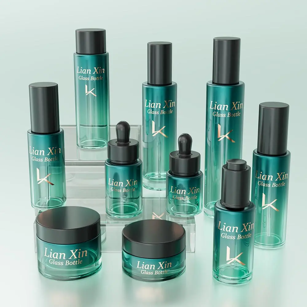 Luxury Glass Cosmetic Bottles