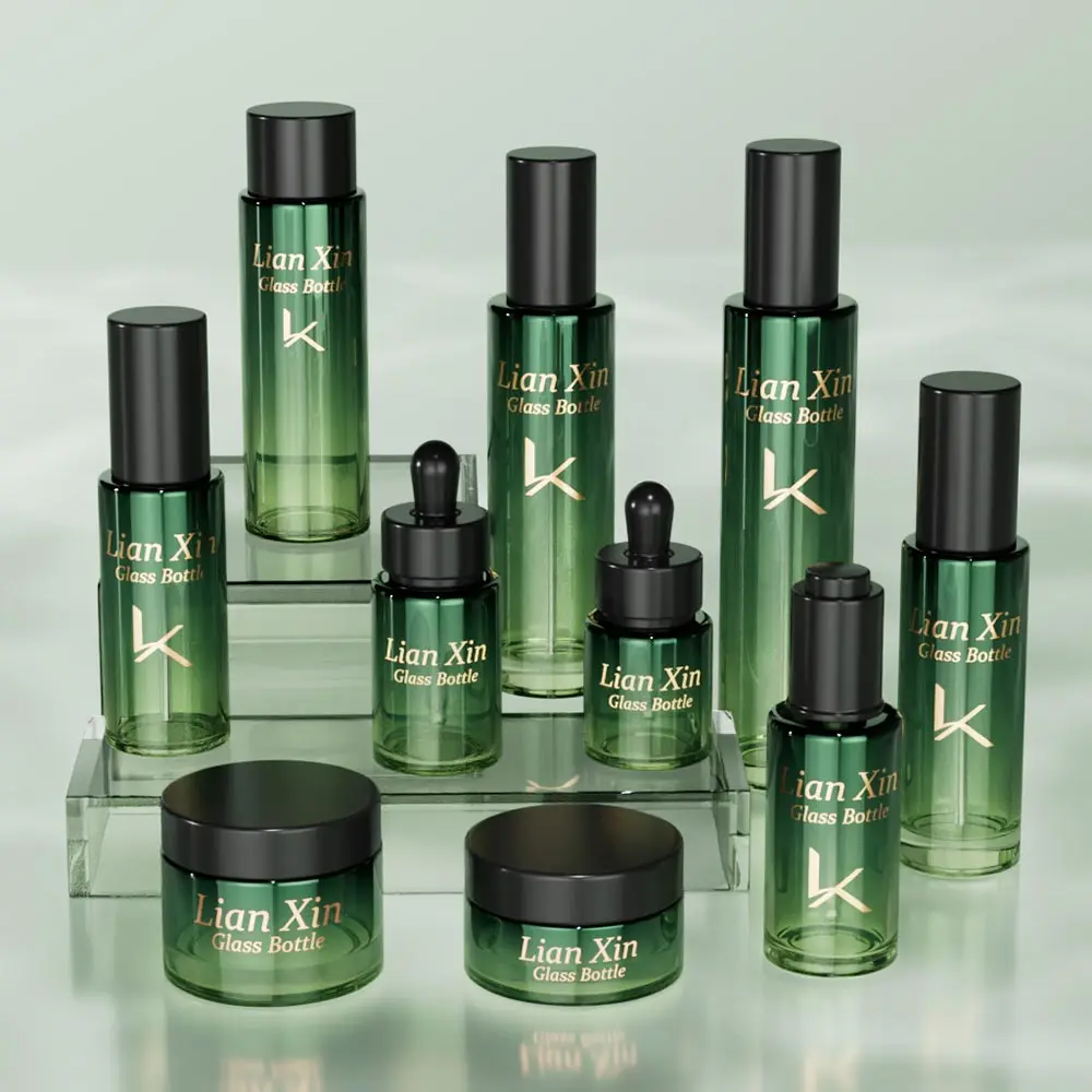 Luxury Glass Cosmetic Bottles