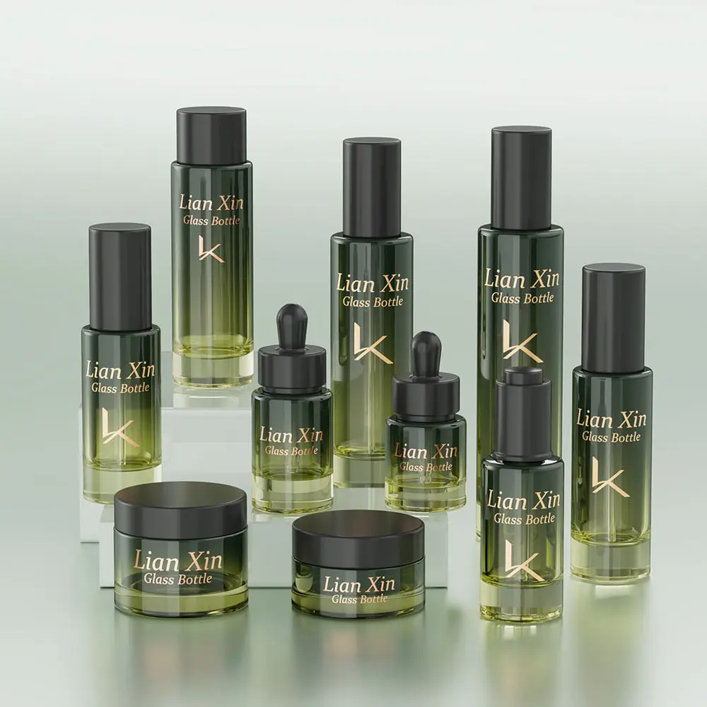 Luxury Glass Cosmetic Bottles
