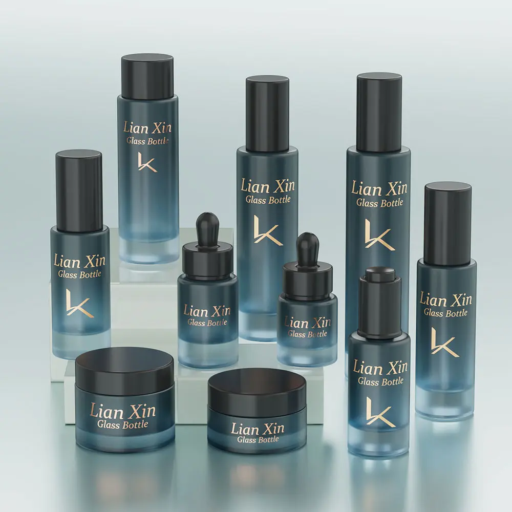Luxury Glass Cosmetic Bottles