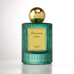 Green Glass Perfume Bottle - 1