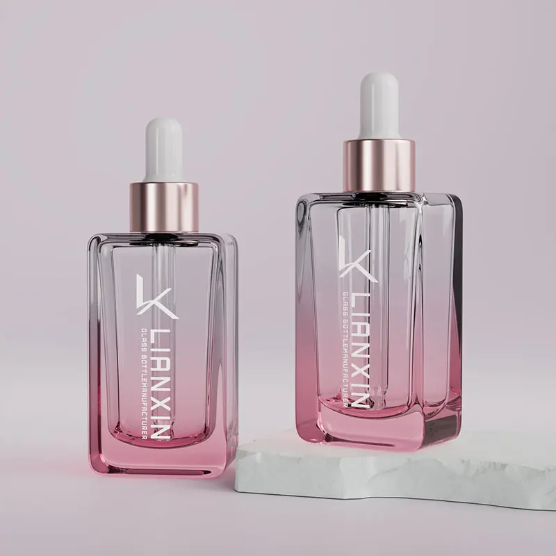 30ml Square Serum Empty Bottles