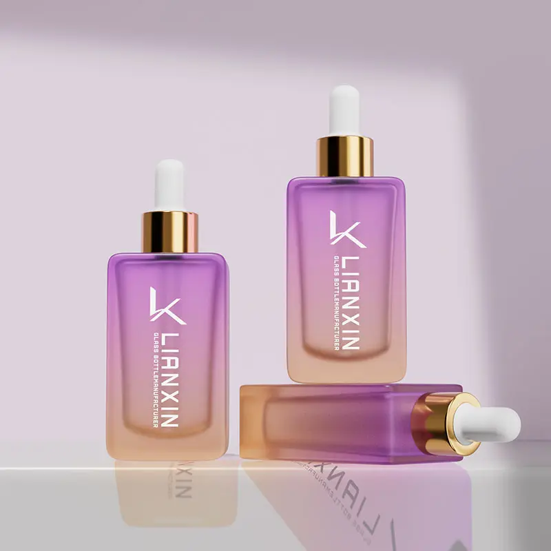 30ml Square Serum Empty Bottles
