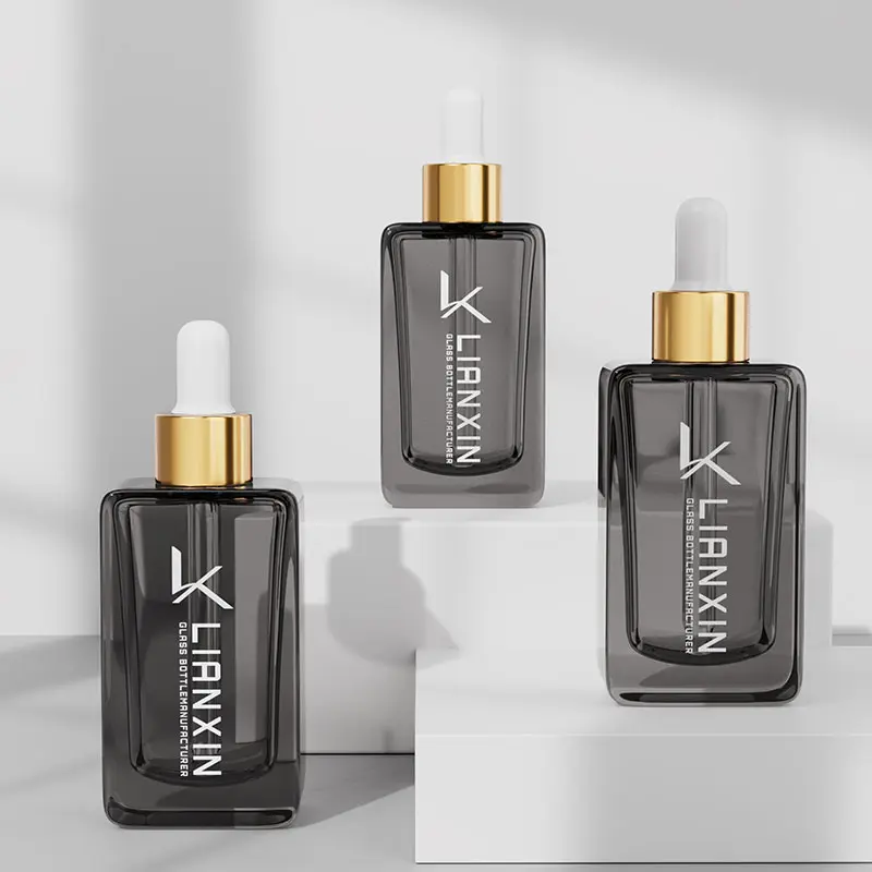 30ml Square Serum Empty Bottles