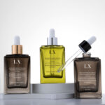 Square Glass Bottle With Glass Dropper - 1