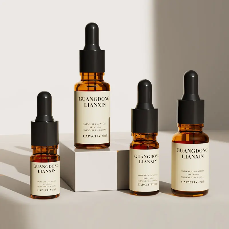 empty essential oil bottles