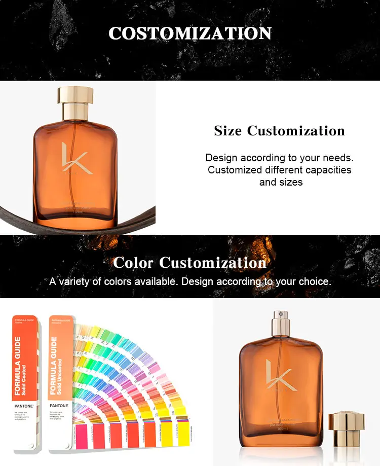 amber perfume bottle wholesale details