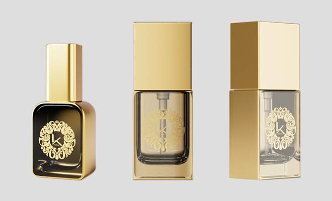 Laser Engraving glass bottle