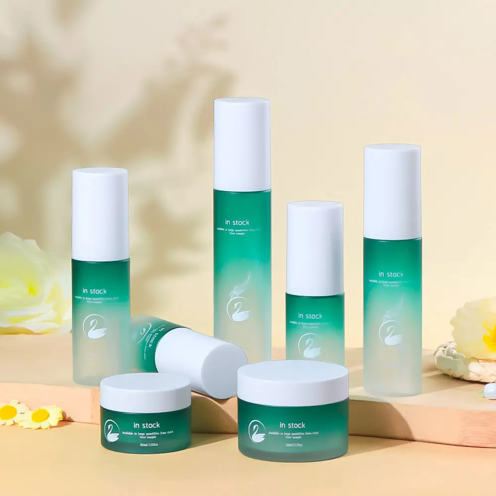 Frosted Recycled Plastic Cosmetic Packaging