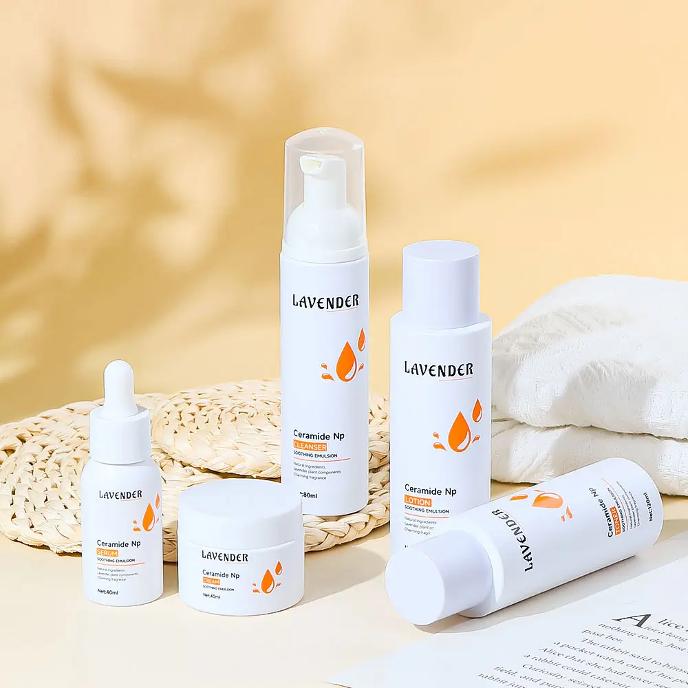 White Recycled Plastic Cosmetic Container