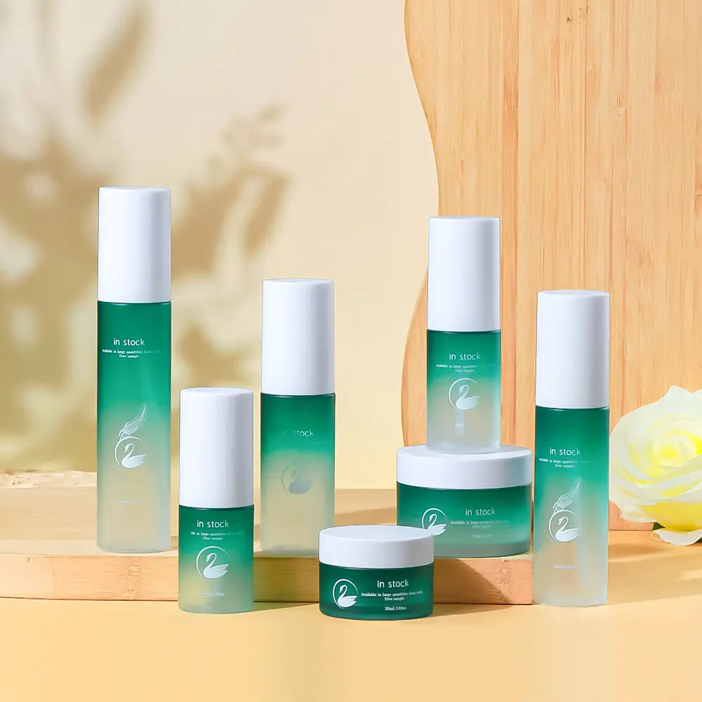 Frosted Recycled Plastic Cosmetic Packaging
