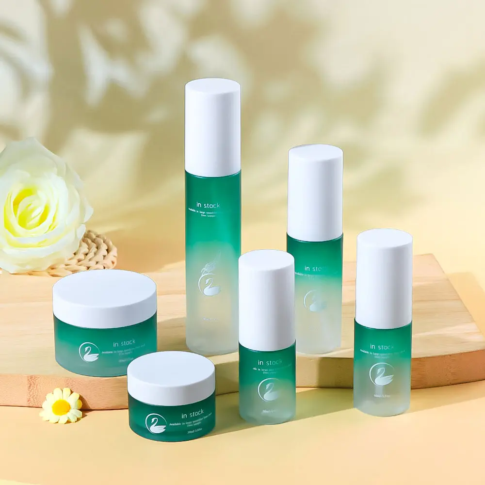Frosted Recycled Plastic Cosmetic Packaging