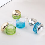 Empty Glass Cream Jar With Lids - 1