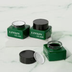 Wholesale Square Frosted Glass Cosmetic Jar - 1