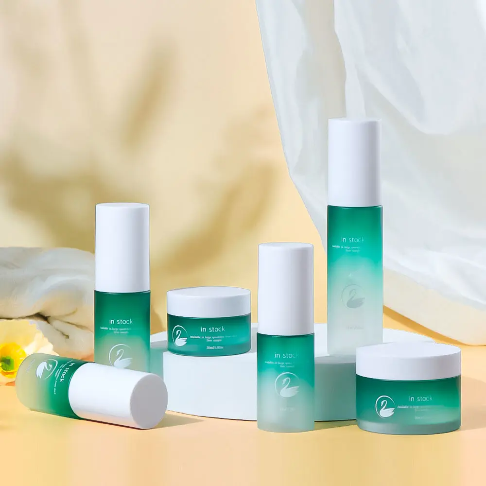 Frosted Recycled Plastic Cosmetic Packaging