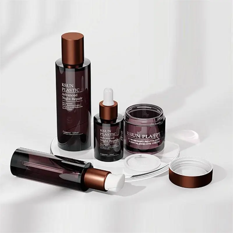 plastic cosmetic pump bottle