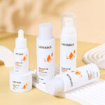 White Recycled Plastic Cosmetic Container - 1