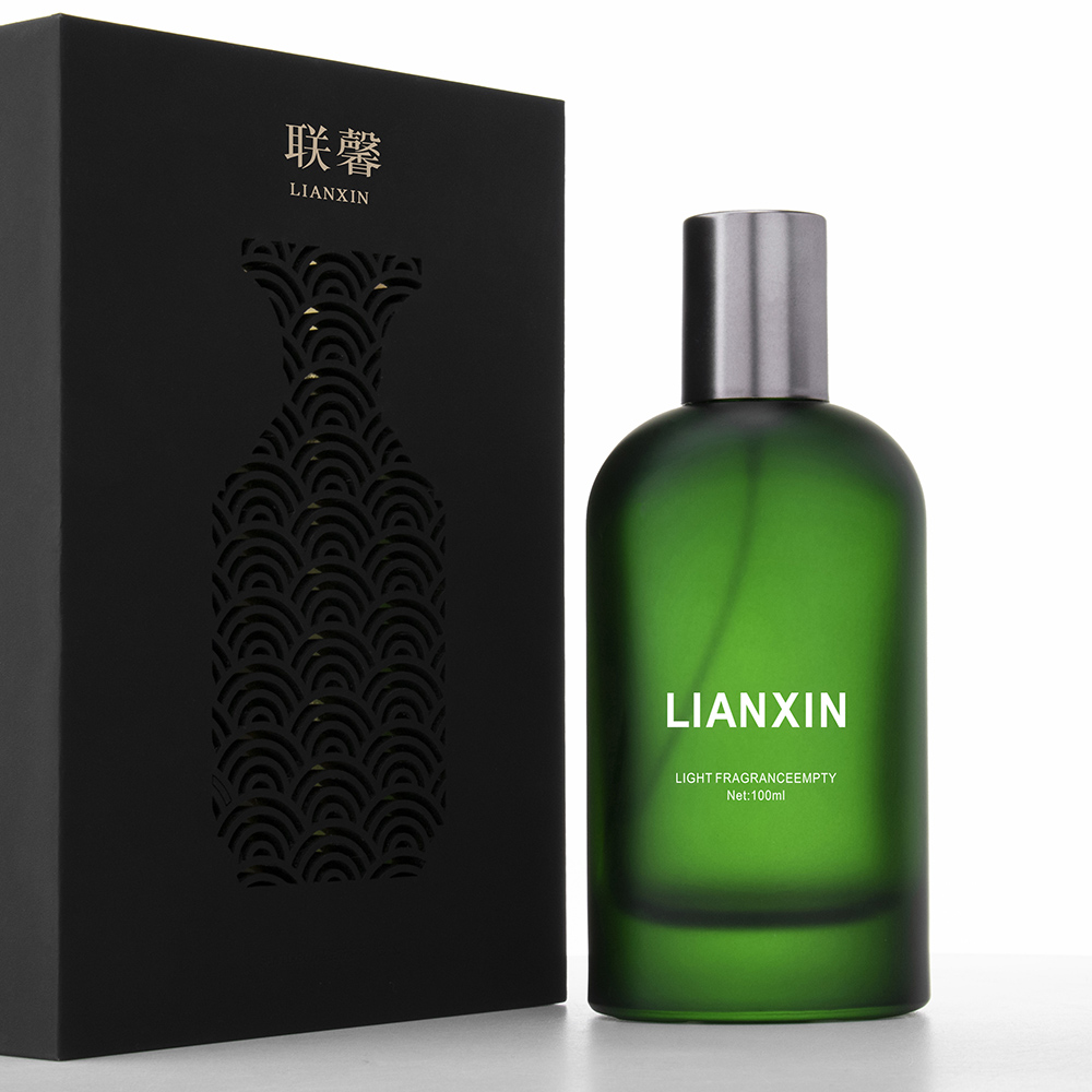 custom women's perfume green bottle