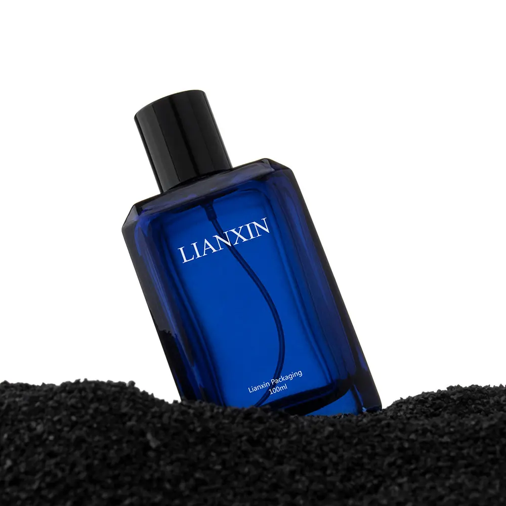 Men’s Cologne Blue Square Bottle