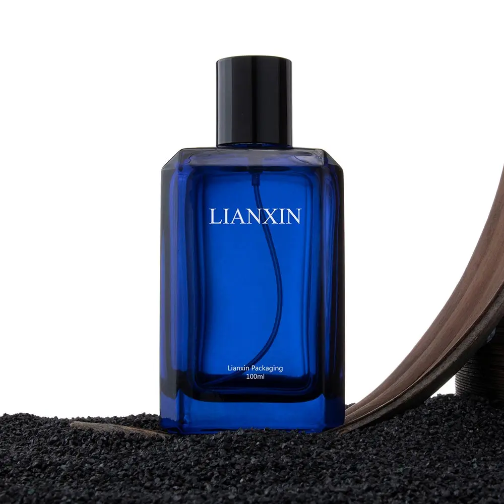 Men’s Cologne Blue Square Bottle