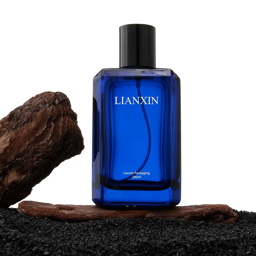 Men’s Cologne Blue Square Bottle