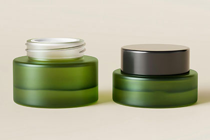 frosted for cosmetic jars