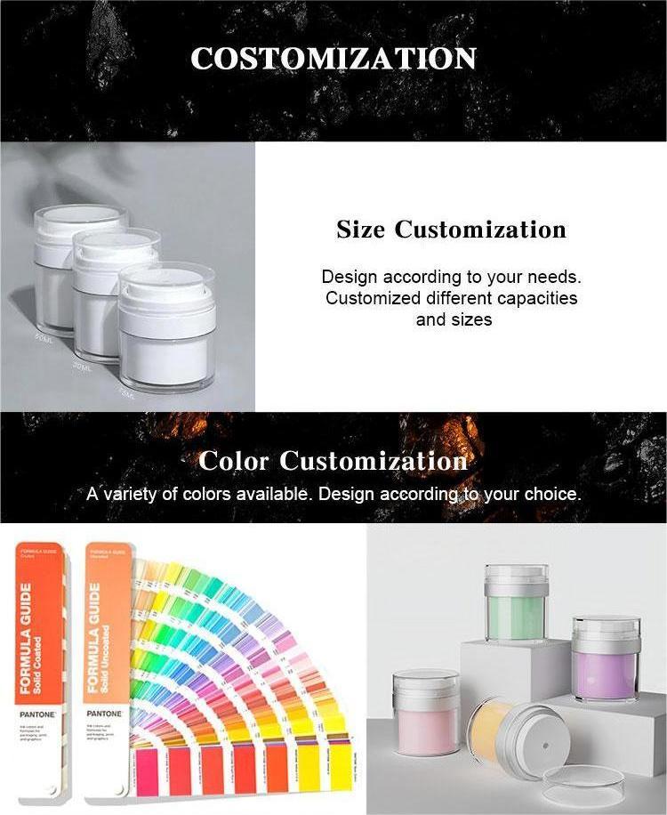 Airless Pump Plastic Cream Jar details