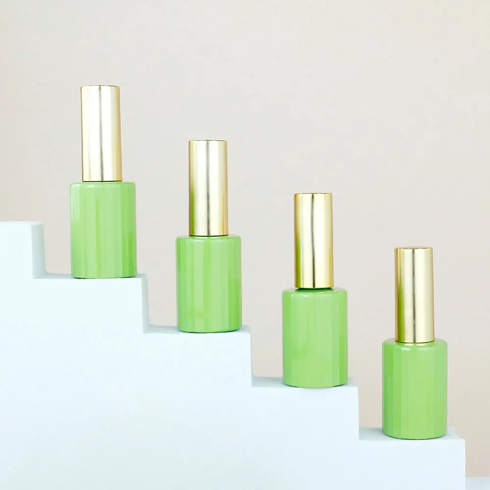 Green Nail Polish Bottle