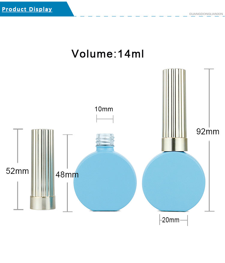 round nail polish bottlel
