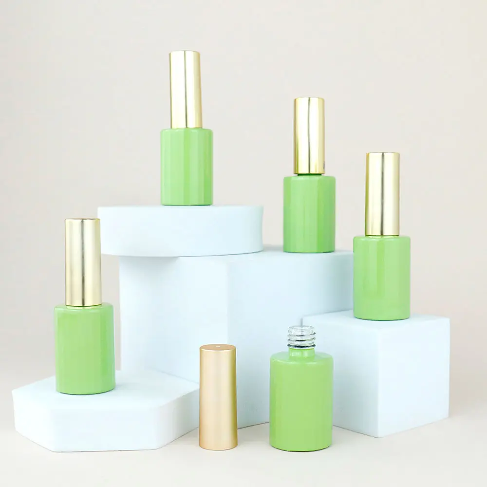 Green Nail Polish Bottle