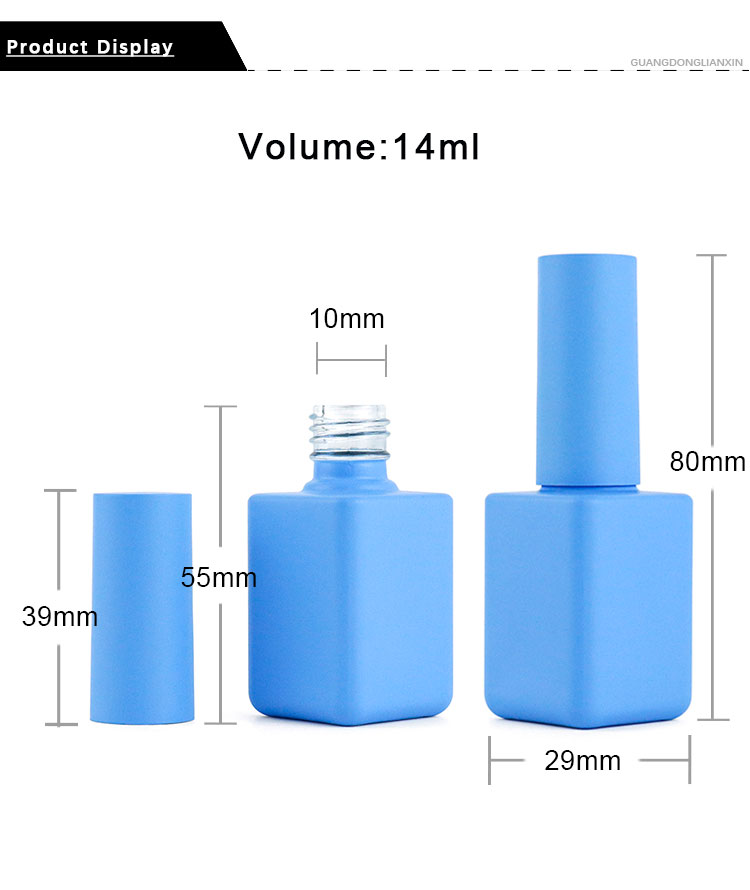 Empty Nail Polish Bottles With Brush
