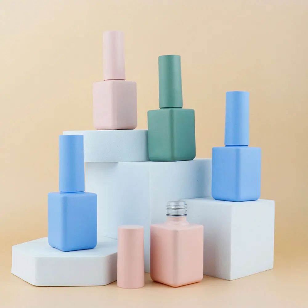 Empty Nail Polish Bottles With Brush