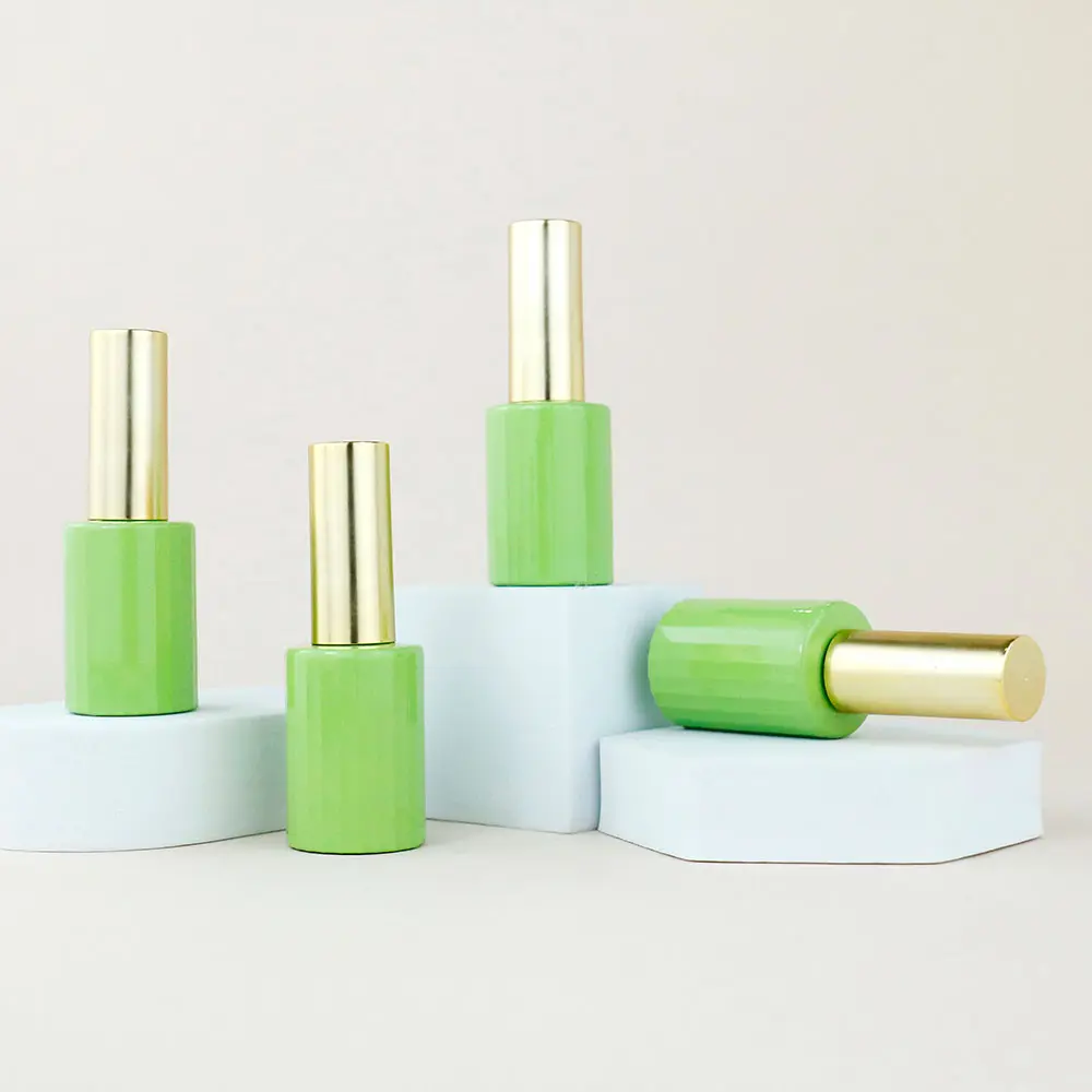 Green Nail Polish Bottle