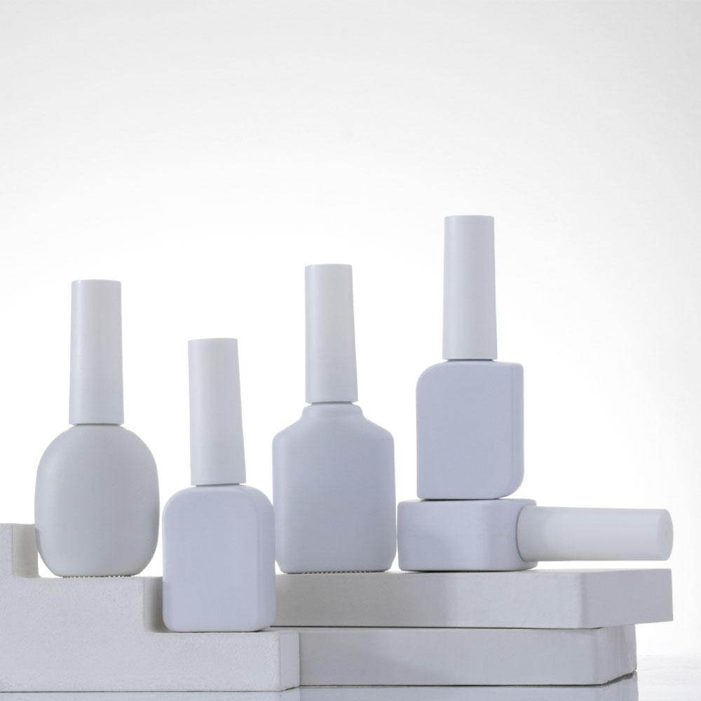 custom white nail polish bottle